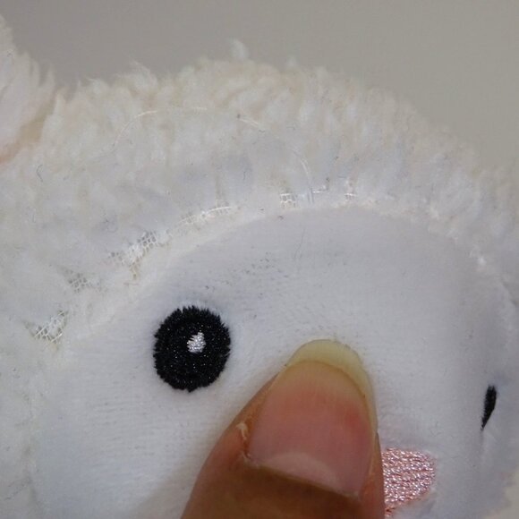 Lila and Jack Baby Security Blanket Lovey Lamb Sheep Pink Plaid Plush AT1853 - Picture 11 of 12